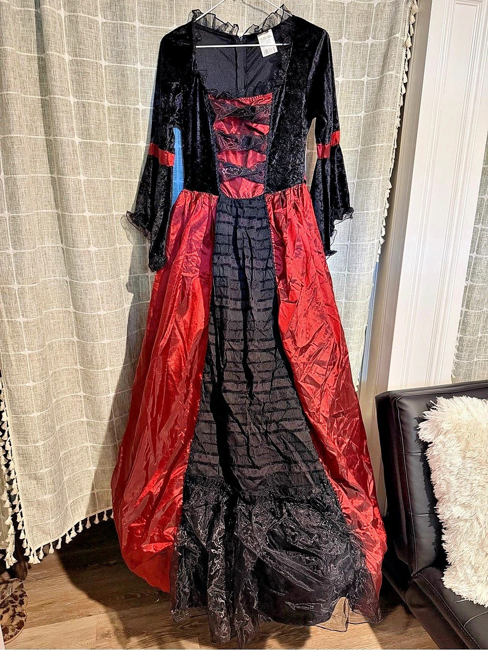 Vampire Queen Dress Gothic Dress Women’s Halloween Costume Dress
